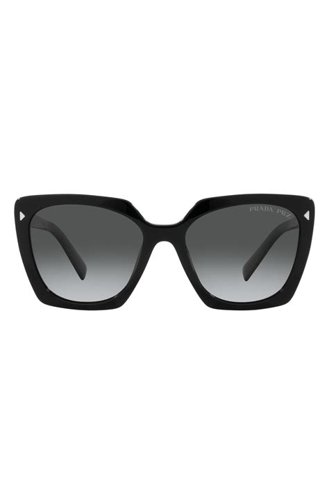 men's prada rectangle sunglasses|Prada 55mm square sunglasses.